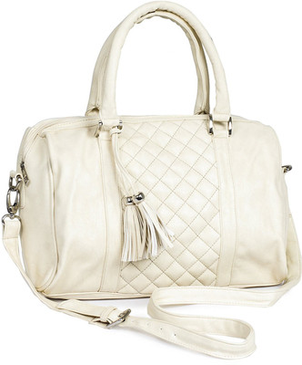 

Lychee Bags Women Casual White PU Hand-held Bag