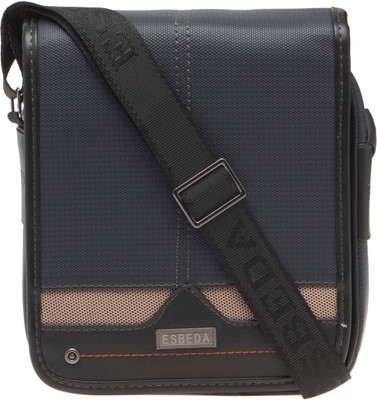ESBEDA Men Formal Blue PU Sling Bag