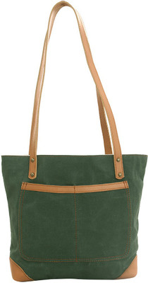 

Craft Play Women Casual Green Leatherette Shoulder Bag