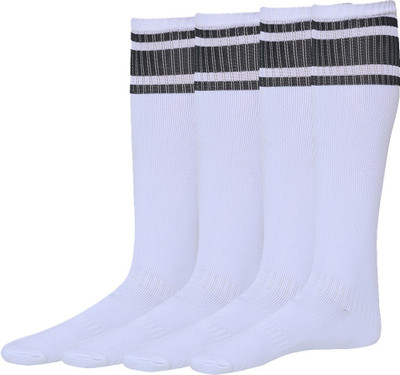 R-Lon Men & Women Solid Knee High(Pack of 4)