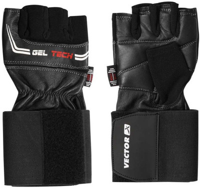 

Vector X GL-GEL-TECH- Gym & Fitness Gloves (, Black