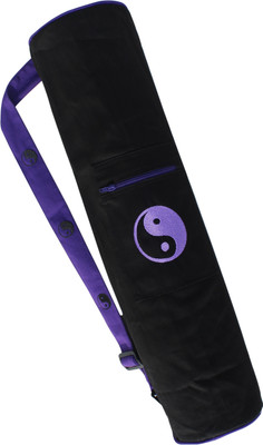 

Ryan Smart Premium Style Cotton yoga mat bag Mat bag(Purple, Kit Bag), Black