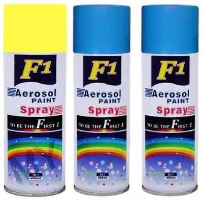 

F1 Multicolor Spray Paint 450 ml(Pack of 3)