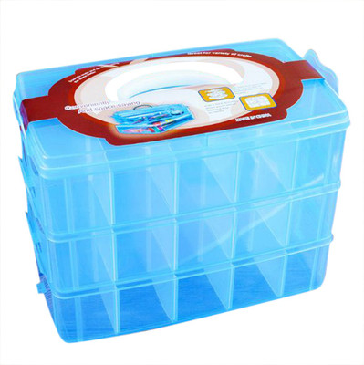 

SYGA 30 Compartments Storage Box_Blue Storage Box(Blue)