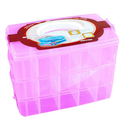 

SYGA 30 Compartments Storage Box_Pink Storage Box(Pink)