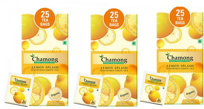 

CHAMONG LEMON GREEN TEA Lemon, Lime Green Tea Bags Box(75 Bags)