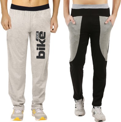 HOTFITS Self Design Men Multicolor Track Pants