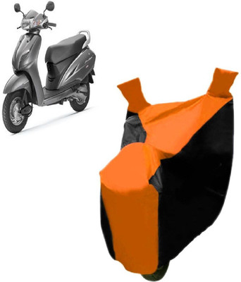 Auto Age Two Wheeler Cover for Honda(Activa 3G, Orange)
