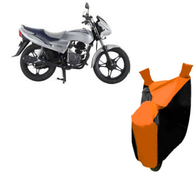 Auto Age Two Wheeler Cover for LML(Freedom, Orange)