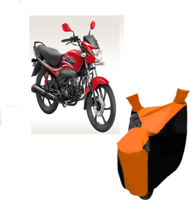 Auto Age Two Wheeler Cover for Hero(Passion Pro, Orange)