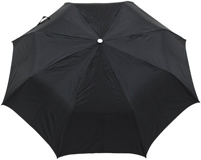 

Tiru 3 Fold Black Umbrella Umbrella(Black)