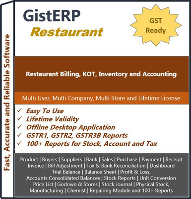 

GistERP Restaurant Software(1, 1 PC)