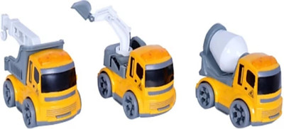 

SANJARY Toy Zone Cute Vehicle Themed Colourfull Friction Toy(Yellow)