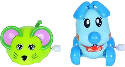 

SANJARY Cute Animal Shaped Toys WindUp and Friction Toys (Multicolor)(Multicolor)