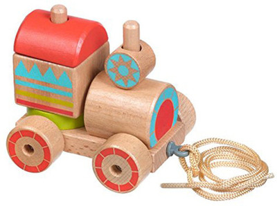 

Baybee Premium Wooden Stacker Train- Pull Along Toyset(Multicolor)