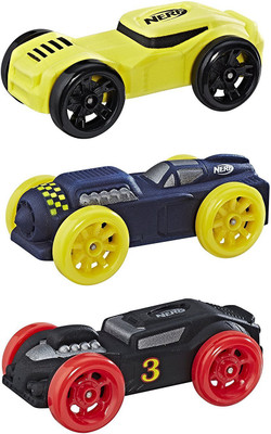 Nerf C0778 Nitro Foam Car (3-Pack)(Multicolor)