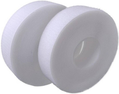 

TRIS Velcro White Tape Roll (Hook & loop) 5 Mts * 25 Mm (1 inch width) Sew-on Velcro(White)
