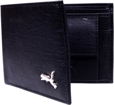 

VSR Men Tan Artificial Leather Wallet(5 Card Slots), Black