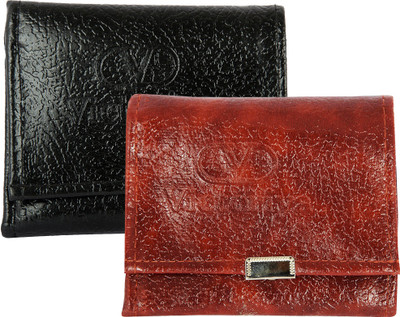 

Poland Men Black, Brown Artificial Leather Wallet(5 Card Slots), Combo 2