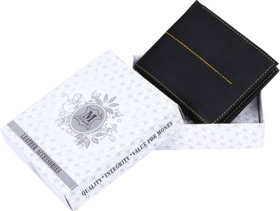 

Mtuggar Men Casual, Formal Black Artificial Leather Wallet(3 Card Slots)