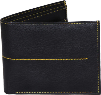 

Mtuggar Men Black Artificial Leather Wallet(6 Card Slots)