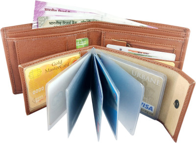 

IzcorpIndia Men Tan Artificial Leather Wallet(8 Card Slots)
