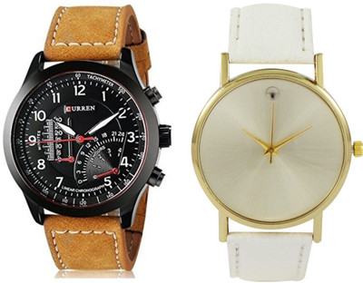 

Talgo New Arrival Festive Season Special TGCTEMPSDWH Black Round Dial Brown Leather Strap And Single Diamond White TGCTEMPSDWH Watch - For Boys & Girls