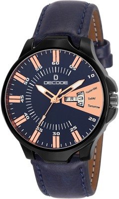 Decode GR2050 Blue Matrix Collection Day & Date Wrist Watch Matrix Watch  - For Men   Watches  (Decode)