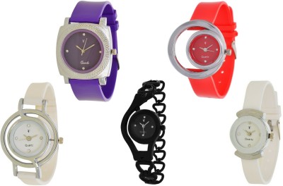 On Time Octus Combo Pack Of 5 AJS015 Watch  - For Women   Watches  (On Time Octus)