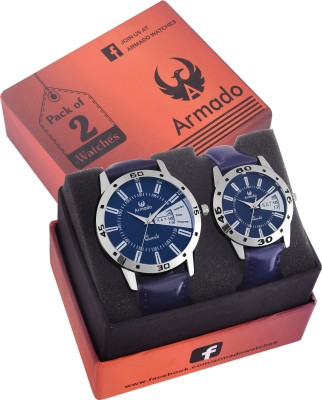Armado AR-00112-BLU-COUPLE Watch  - For Men & Women   Watches  (Armado)