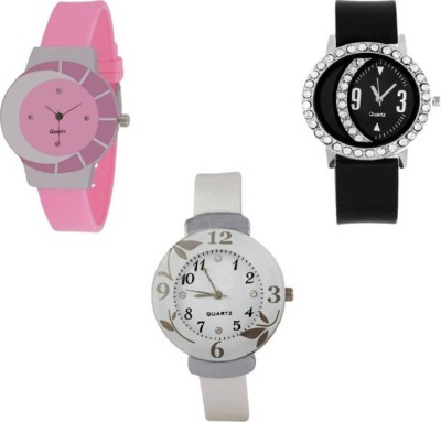 Finest Fabrics Super Classic Collection Stylish Combo 04 JM005 Watch Watch  - For Girls   Watches  (Finest Fabrics)