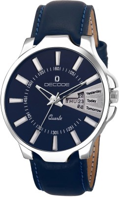Decode GR50400 Blue Vector Series Day & Date Wrist Watch Arrow Watch  - For Men   Watches  (Decode)