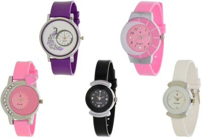 On Time Octus Combo Pack Of 5 AJS011 Watch  - For Women   Watches  (On Time Octus)