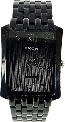 Ricoh GENT'S ALL BLACK HEAVY METAL STRAP Watch  - For Men   Watches  (Ricoh)