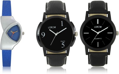 Elife 05-06-0208-COMBO Multicolor Dial analogue Watches for men and Women (Pack Of 3) Watch  - For Couple   Watches  (Elife)