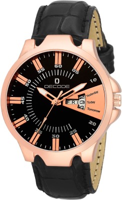 Decode GR2040 Black Copper Matrix Collection Day & Date Wrist Watch Matrix Watch  - For Men   Watches  (Decode)