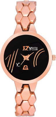 Youth Club DOOM-231CPBLK New Doom Black Dial with Copper Chain Watch  - For Women   Watches  (Youth Club)