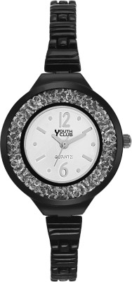 Youth Club CH-230BLKWT New Black and White Series Watch  - For Women   Watches  (Youth Club)