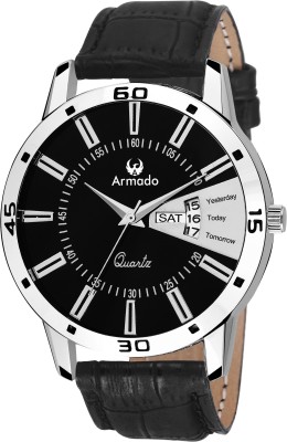 Armado AR-112-BLK-Day and date Watch  - For Men   Watches  (Armado)