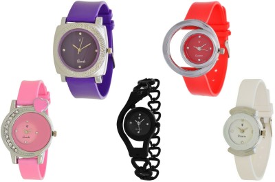On Time Octus Combo Pack Of 5 AJS013 Watch  - For Women   Watches  (On Time Octus)