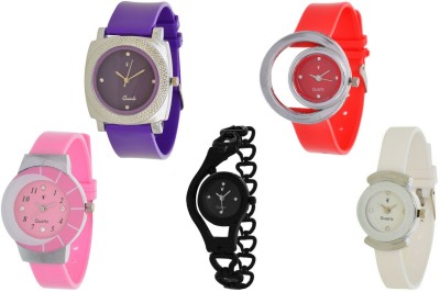 On Time Octus Combo Pack Of 5 AJS014 Watch  - For Women   Watches  (On Time Octus)