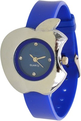 Finest Fabrics Cut Apple Type Blue Watch for Girls and Women Watch  - For Girls   Watches  (Finest Fabrics)