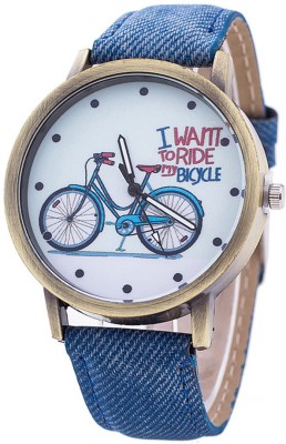 Finest Fabrics New Stylish cycle print dial THX151 Watch  - For Boys   Watches  (Finest Fabrics)