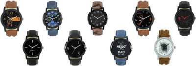 

FabSale Combo Watches Pack Of - 9 For Boys And Men Watch - For Boys