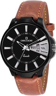 Decode GR50400 Black Brown Vector Series Wrist Watch Arrow Watch  - For Men   Watches  (Decode)