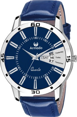 Armado AR-112-BLU Day and Date Watch  - For Men   Watches  (Armado)