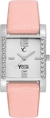 Youth Club SQDM-PNK New Peach Pink Collection Watch  - For Women   Watches  (Youth Club)