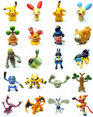 

AncientKart Pokemon High Quality Medium Size Figures Set of 20 (5-7 cm)(Multicolor)