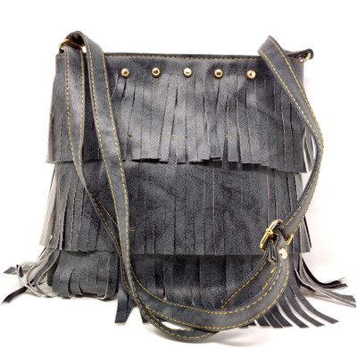 

SM Shopper Women Casual Frill Sling Bag Sling Bag(Grey, 10 inch)