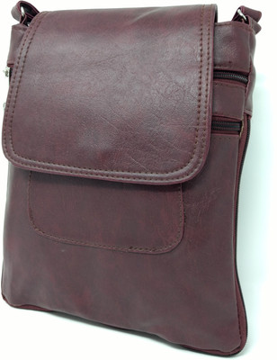 

SM Shopper Women Casual, Formal, Evening/Party Leatherette Sling Bag Sling Bag(Maroon, 10 inch)